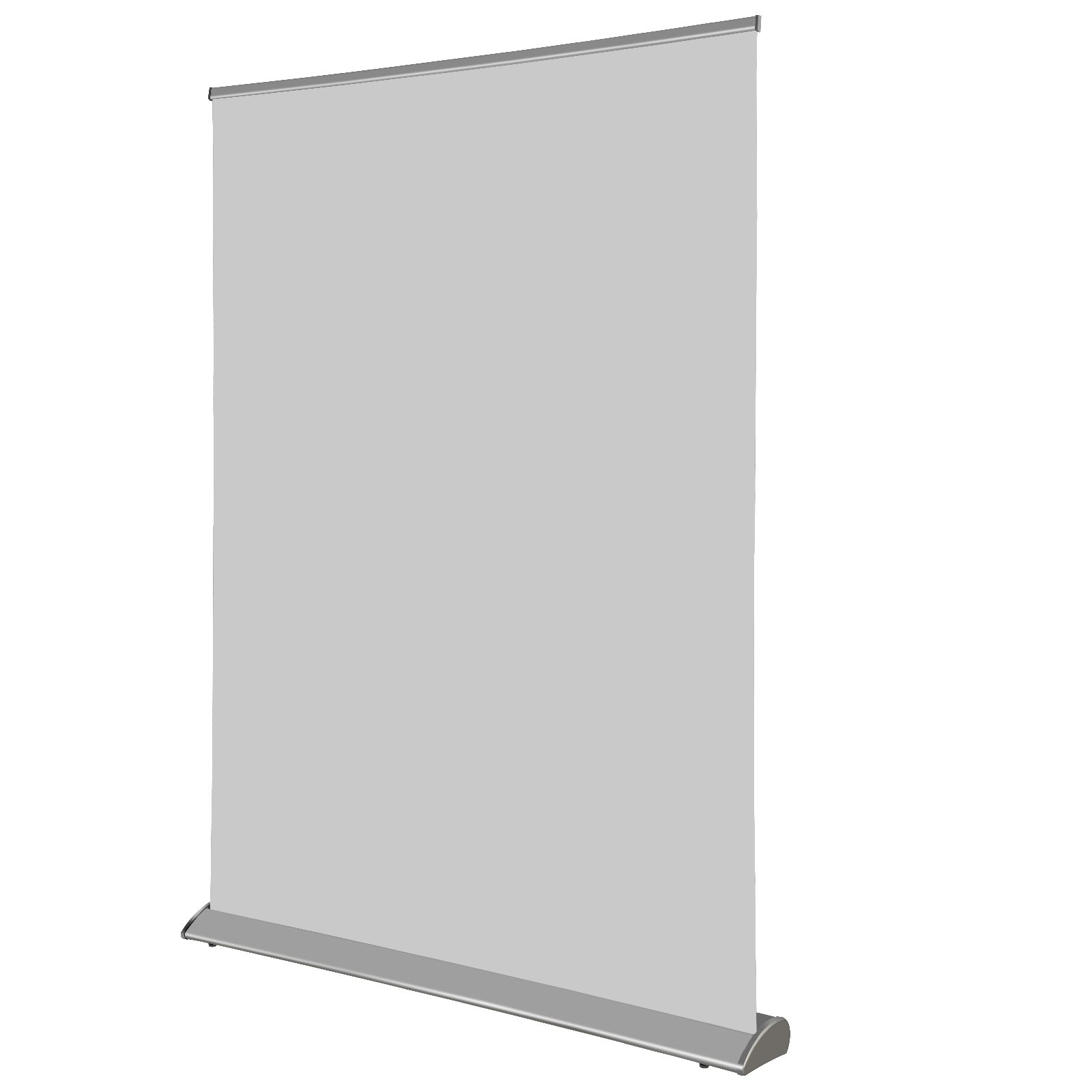 VEVOR projector screen with gray fabric and sleek black frame.