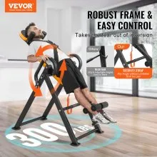 VEVOR Inversion Table Foldable Strength Training Equipment Hang Exercise Bench