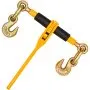 Kit de cadena y tensor VEVOR, tensores de trinquete de 3/8" a 1/2", carga útil máxima de 9200 lb, cadenas G80 de 3/8" x 10' con ganchos de agarre, tensores de trinquete y cadenas para camión, amarre, transporte y remolque (2 juegos)