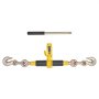 VEVOR Ratchet Chain Binder, 5/16 in x 12.8 ft G80 Chains, 8000 lbs Working Load of Ratchet Load Binder, Chains and Binders Set, Tie Down Hauling Chain Binders for Hauling, Towing, Logging (4 Sets)