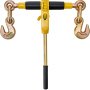 VEVOR räikkäketjusidonta 2 kpl, 3/8"-1/2" raskaaseen käyttöön tarkoitetut kuormasidontalaitteet, G80-ketjuilla, 12000 lbs:n turvallinen kuormanrajoitus, työtä säästävä liukumaton kahva, sidontaketjusidonta lavettiperävaunuun