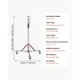 VEVOR Heavy Duty Light Stand with Casters, Max Height 10.5 ft/320 cm, Adjustable Tripod Stand with Stainless Steel, Photography Wheeled Base Stand, for Studio Softbox, Monolight, Reflector Shooting