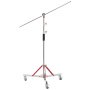 VEVOR Kraftigt lysstativ med hjul, maks. højde 320 cm, justerbart stativ med rustfrit stål, hjulbase til fotografering, til studiesoftboks, monolight, reflektoroptagelse