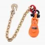 VEVOR 2 Ton Snatch Block with G80 Chain, Swivel Shackle, 3" Sheave for 3/8" Wire Rope, Snatch Block Pulley for Towing and Recovery Applications on Flatbed Tow Truck Rollback Wrecker Car Carrier Cable
