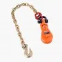 VEVOR 2 Ton Snatch Block with G80 Chain, Swivel Shackle, 3" Sheave for 3/8" Wire Rope, Snatch Block Pulley for Towing and Recovery Applications on Flatbed Tow Truck Rollback Wrecker Car Carrier Cable