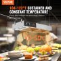 VEVOR Încălzitor de alimente pentru prăjiți cu bandă electrică Stație de încălzire a cipurilor din oțel