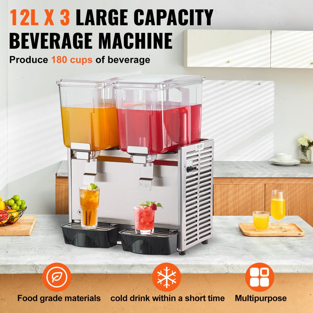 3500ml Chilled Drink Dispenser Refrigerator Cooler with Faucet Large  Capacity Large Capacity Cold Water Jug Juice Bottle - AliExpress