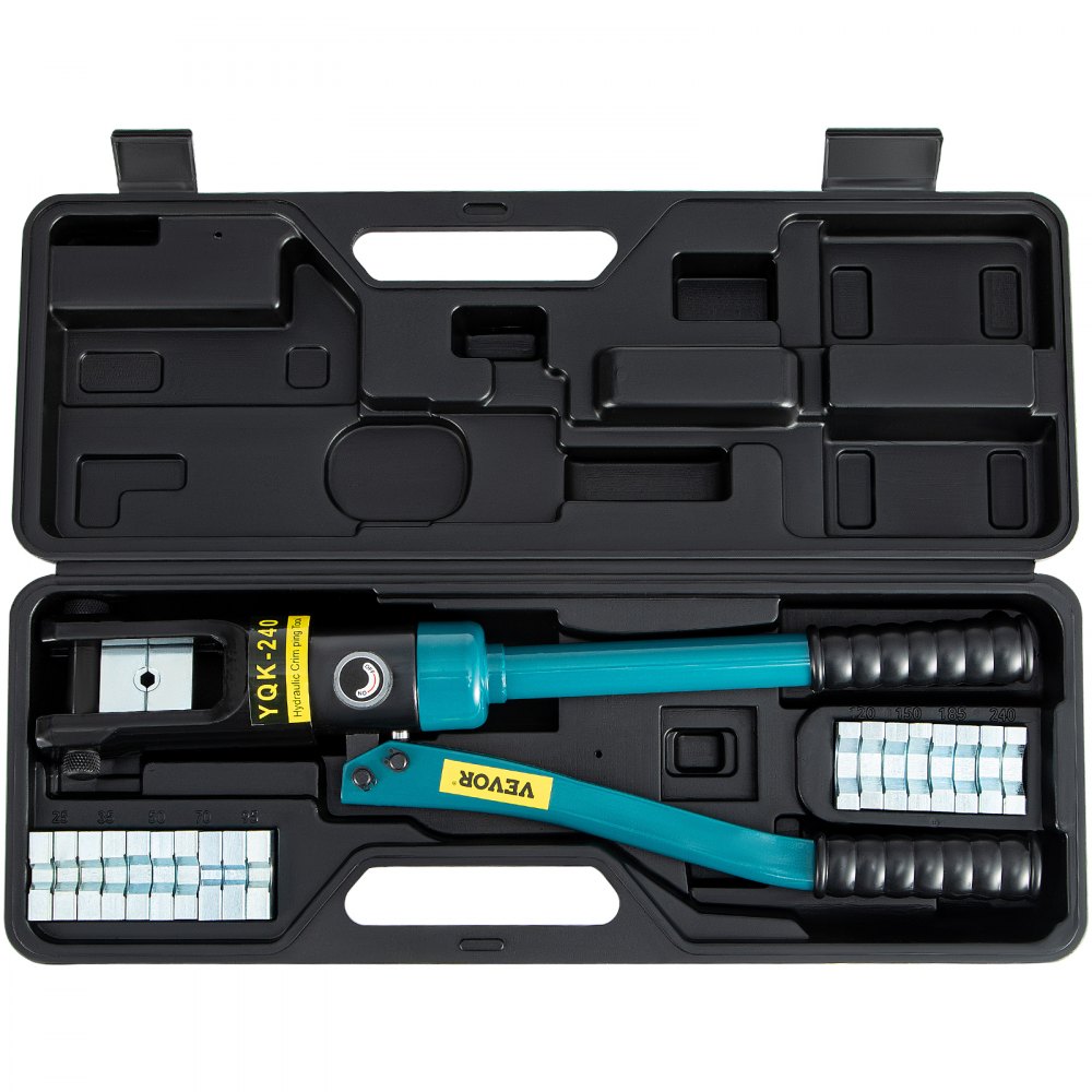 Hydraulic Lug Tool Cable Wire Crimper Electrical Cutter Terminal Set