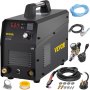 VEVOR Plasma Cutter, 50Amp, Air Cutting Machine with Plasma Torch, 110V/220V Dual Voltage AC IGBT Inverter Metal Cutting Equipment for 1/2" Clean Cut Aluminum and Stainless Steel, Black