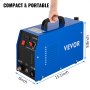 VEVOR Plasma Cutting Machine CUT40F Plasma Cutter 40 Amp Inverter Air Plasma Cutter DC IGBT Portable Plasma Welding Machine Air Plasma Cutting Machine 220V