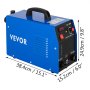 VEVOR Plasma Cutting Machine CUT40F Plasma Cutter 40 Amp Inverter Air Plasma Cutter DC IGBT Portable Plasma Welding Machine Air Plasma Cutting Machine 220V
