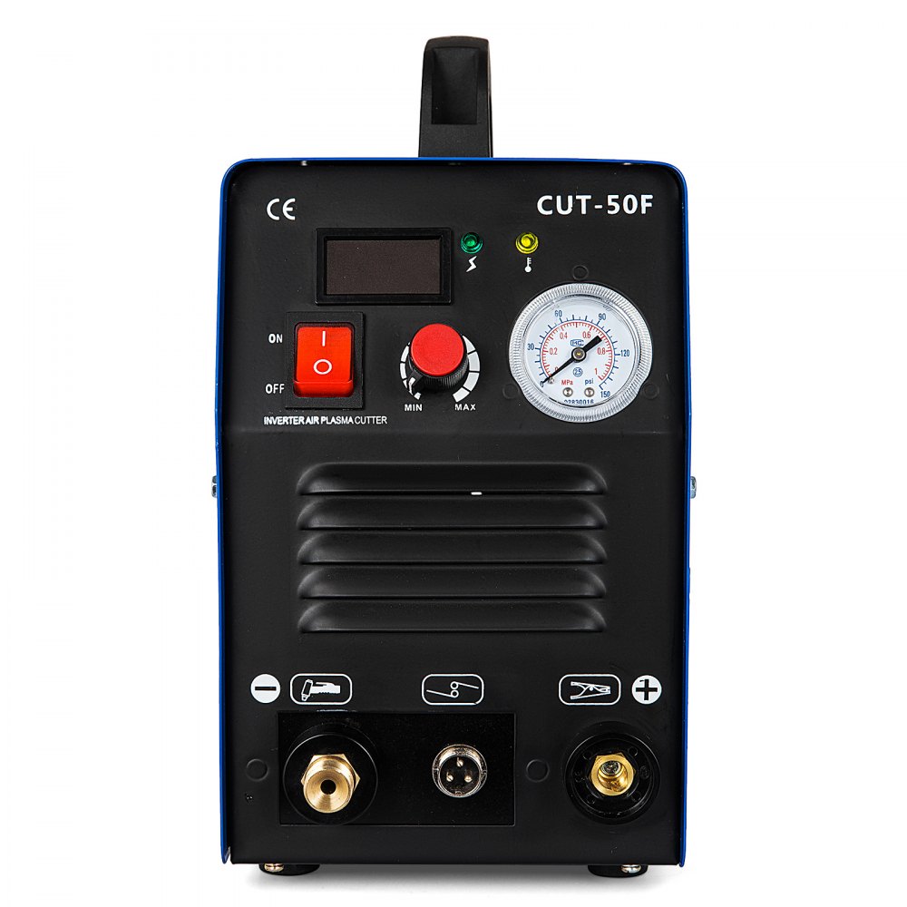 CUT-50F, Air Plasma Cutter 50 Amp Inverter Cutting Machine Digital IGBT 110/220V