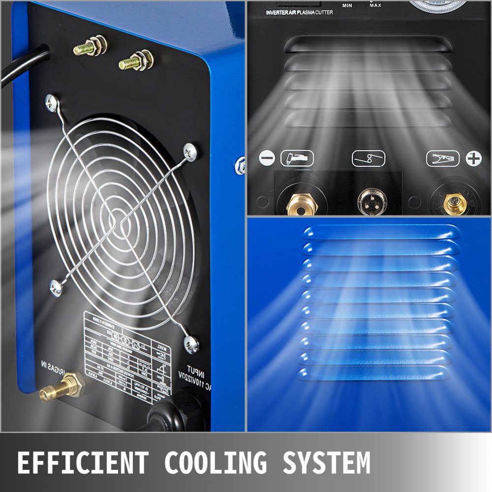 CUT-50F, Air Plasma Cutter 50 Amp Inverter Cutting Machine Digital IGBT 110/220V