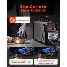 VEVOR Plasma Cutter 65A Non-Touch Pilot Arc Plasma Cutting Machine 110V/220V