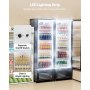 Commercial Merchandiser Refrigerator 11.47 CU.FT Glass Door Beverage Fridge
