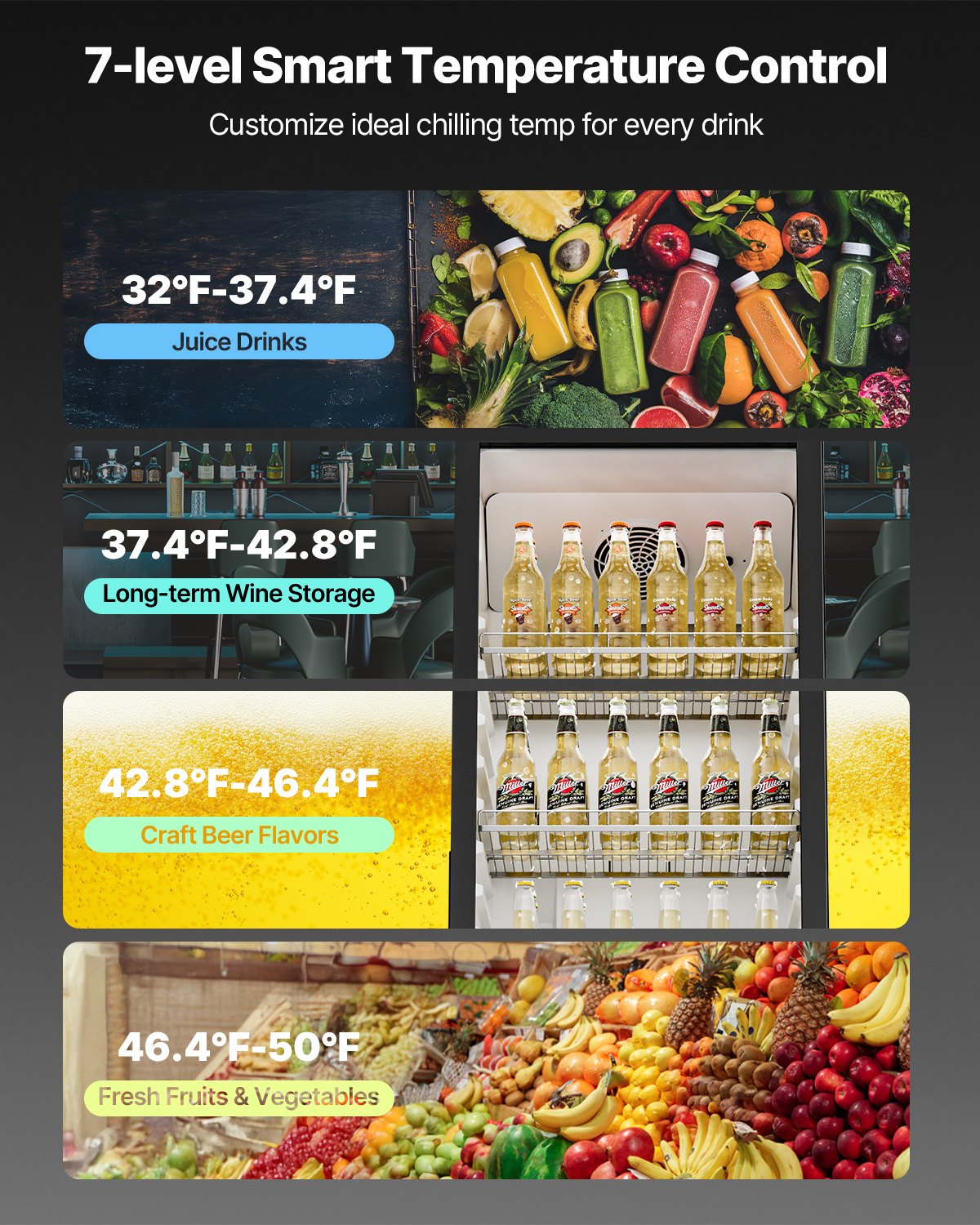 Commercial Merchandiser Refrigerator 11.47 CU.FT Glass Door Beverage Fridge Commercial Merchandiser Refrigerator 11.47 CU.FT Glass Door Beverage Fridge