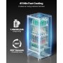 Commercial Merchandiser Refrigerator 5.7 CU.FT Glass Door Beverage Refrigerator