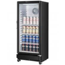 Commercial Merchandiser Refrigerator 5.7 CU.FT Glass Door Beverage Refrigerator