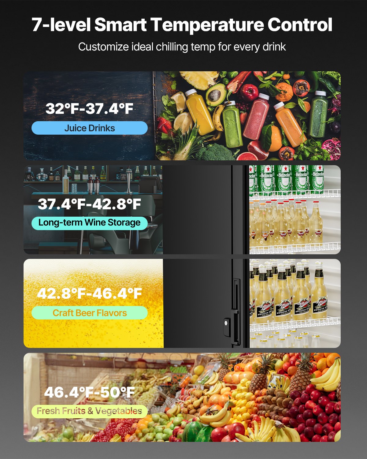 Commercial Merchandiser Refrigerator 6.9 CU.FT Glass Door Beverage Refrigerator Commercial Merchandiser Refrigerator 6.9 CU.FT Glass Door Beverage Refrigerator