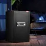VEVOR Single Door 4.0 cu.ft Safe Box with Key Lock & Password, Safe Lock Box with Fireproof Bag, Key Rack, LED Light, 2 Shelves, and 1 Cabinet for Money, Documents, Jewelry, and Valuables, Black