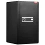 VEVOR Single Door 4.0 cu.ft Safe Box with Key Lock & Password, Safe Lock Box with Fireproof Bag, Key Rack, LED Light, 2 Shelves, and 1 Cabinet for Money, Documents, Jewelry, and Valuables, Black