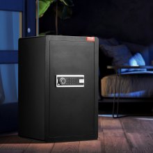 Coffre-fort à porte simple VEVOR de 4,0 pi³ avec serrure à clé et armoire à mot de passe, noir