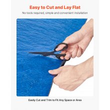 Floor Underlayment 200 sq ft 3mm Sound/Vapor Barrier for Laminate Blue