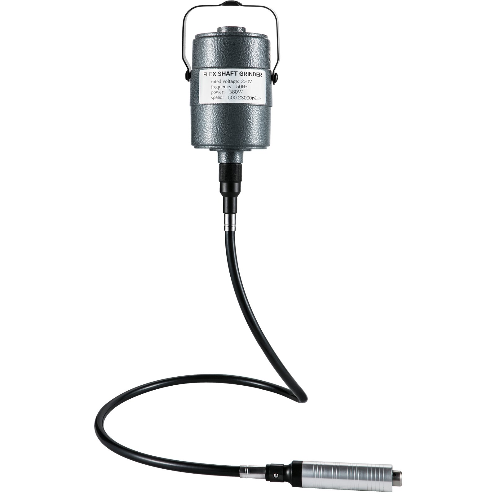 VEVOR Flex Shaft Grinder Rotary Tool 380W 6.5mm Chuck w/ Foot Pedal 45 Accessory