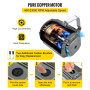 VEVOR Flex Shaft Grinder 780W Rotary Tool 500-23000RPM Rotary Carver with 1/4" 3-Jaw Chuck & Stepless Speed ​​Foot Hanging Grinding Machine 131PCS Accessories for Jewelry Polishing Grinding DIY