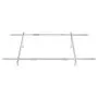 VEVOR Solar Panel Mounting Brackets, 30°-60° Adjustable Multi-Pieces Solar Panel Brackets for 1-4PCS Solar Panels, Carbon Steel Ground Mount Solar Panel Stand for Farms, RVs, Boats, Off-Grid System
