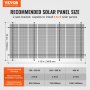VEVOR 2 juegos de soportes de montaje para paneles solares de varias piezas, ajustables entre 30° y 60°