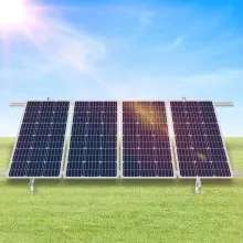 VEVOR 2 juegos de soportes de montaje para paneles solares de varias piezas, ajustables entre 30° y 60°