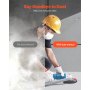VEVOR Angle Grinder Dust Shroud 4-5 in 6 Clamping Washers & 5 in Grinding Wheel