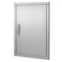 VEVOR BBQ Access Door, 508x686 mm Single Outdoor Kitchen Door, Stainless Steel Flush Mount Door, Wall Vertical Door with Handle, for BBQ Island, Grilling Station, Outside Cabinet