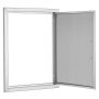 VEVOR BBQ Access Door, 508x686 mm Single Outdoor Kitchen Door, Stainless Steel Flush Mount Door, Wall Vertical Door with Handle, for BBQ Island, Grilling Station, Outside Cabinet