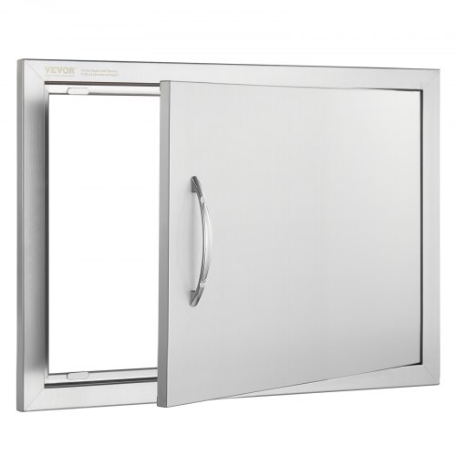 17" W X 24" H Stainless Steel Flush BBQ Access Door – Outdoor Kitchen Cabinet Door, Model B017D