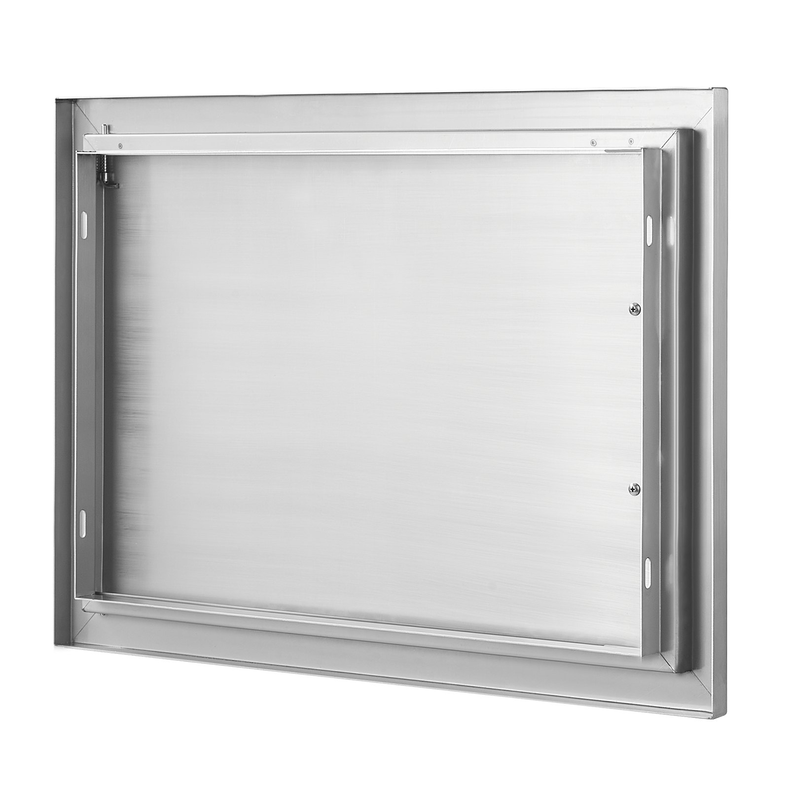 VEVOR BBQ Access Door, 610x432 mm Single Outdoor Kitchen Door, Stainless Steel Flush Mount Door, Wall Vertical Door with Handle, for BBQ Island, Grilling Station, Outside Cabinet