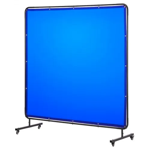 Keevitussirm ratastel raamiga, 1,74 x 1,74 m, sinine