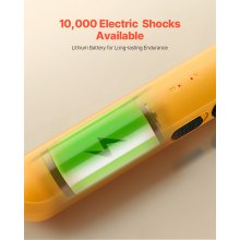 Electric Fly Swatter with 3 Layers Mesh and 500mAh Battery Yellow & Black