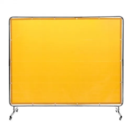Ratastel keevitussirm 1,8 x 2,4 m, kollane