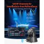 DMX Wireless Receiver Transmitter Controller for LED Stage Light 8 PCs Silver