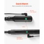 DMX Wireless Receiver Transmitter Rechargeable Battery Stage Light 8 PCs Black