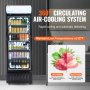 VEVOR Commercial Merchandiser Kjøleskapskjøler 12,2 Cu.Ft/345L med 5 hyller
