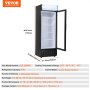 VEVOR Commercial Merchandiser hűtőszekrény hűtő 9,7 Cu.Ft /275L 4 polccal