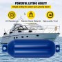 VEVOR boat fenders - uv resistance, marine-grade material, high-quality vinyl fender.