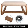 VEVOR ergonomic kneeling chair with cushioned seat, birch wood frame, and 3m cushioning.