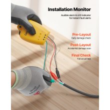 100 sqft Underfloor Heating Cable Kit 120V Electric Radiant with Alarm