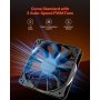 PC Case Full-Tower Gaming Computer Case with 3 PWM Fans for E-ATX Motherboard
