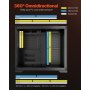 Mid-Tower PC Case Dual Chamber Gaming Computer Case for ATX Motherboard No Fan