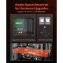 Mid-Tower PC Case Dual Chamber Gaming Computer Case for ATX Motherboard No Fan